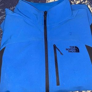 Blue north face jacket